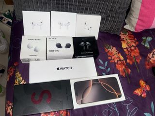 Scatole originali Apple, Samsung e Sony