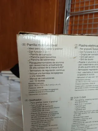 SilverCrest Parrilla Multifuncional 2000W