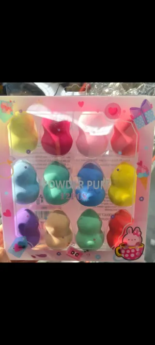 Set 12 Esponjas Maquillaje Polvo