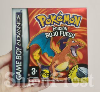 Caja METALIZADA Pokémon Edición Rojo Fuego