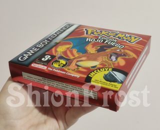 Caja METALIZADA Pokémon Edición Rojo Fuego