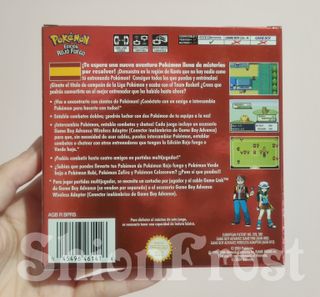 Caja METALIZADA Pokémon Edición Rojo Fuego