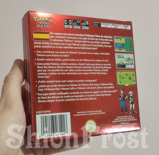 Caja METALIZADA Pokémon Edición Rojo Fuego