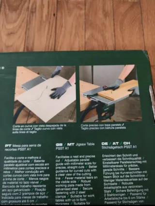 Mesa para sierra de calar Universal