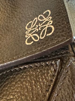 Bolso Loewe Negro Piel Texturizada