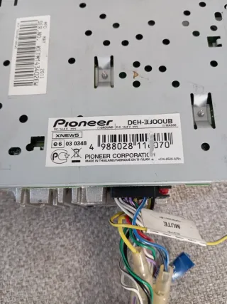 Radio Coche Pioneer Negra