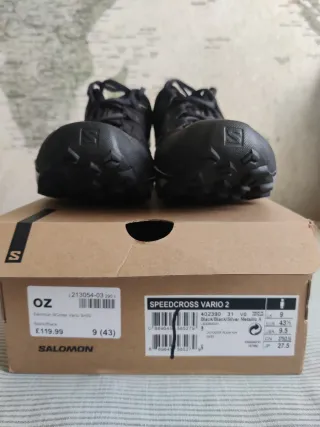 Zapatillas Salomon Trail Running Negras