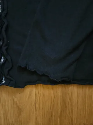 Camiseta Armani Junior Talla S Negra