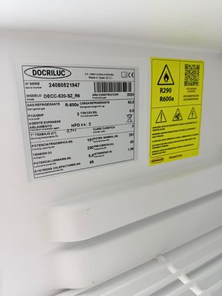 Enfriadora sobremostrador Docriluc