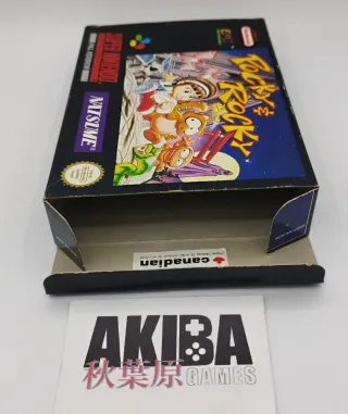 Pocky & Rocky Super Nintendo PAL