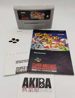 Pocky & Rocky Super Nintendo PAL