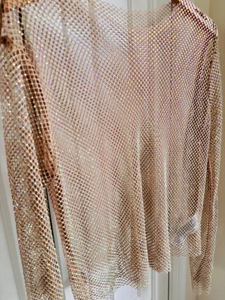 Camiseta fiesta dorada M