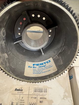 Rodillo lijador Festo