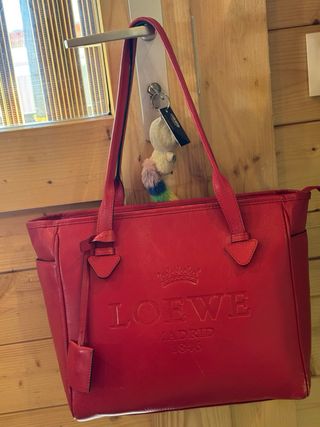 Bolso Loewe Rojo Piel