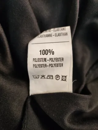 Abito nero donna con piume e pizzo