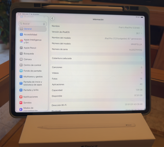 iPad Pro 12.9 M2 + Apple Pencil 2 + Garantía