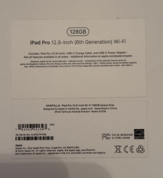 iPad Pro 12.9 M2 + Apple Pencil 2 + Garantía