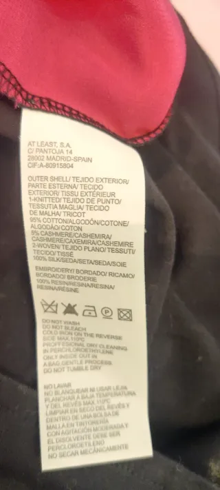 Blusa Hoss Intropia fiesta lentejuelas M