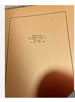 Salvatore Cerino-ARMONIE DI POSILLIPO 1989 DEDICA