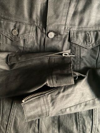 Chaqueta vaquera Replay negra colaboracion