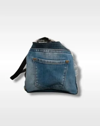 Borsa Jeans Maculata handmade