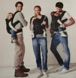 Mochila Portabebés BabyBjörn Gris