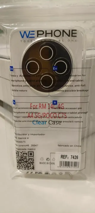 Funda WE PHONE Xiaomi POCO C75 Transparente