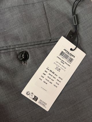 Pantalón americano gris