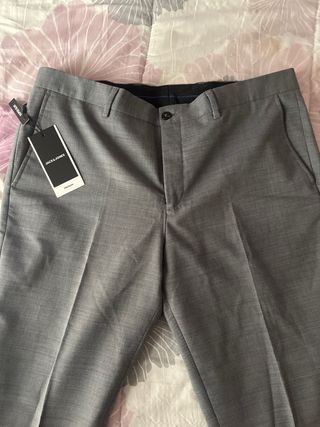 Pantalón americano gris
