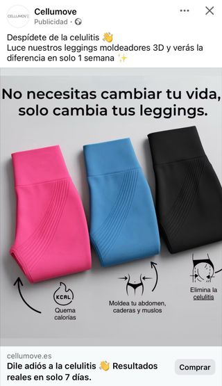 Leggings de moda Cellumove Talla S. Nuevos