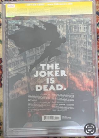 batman damed numero uno doble firma