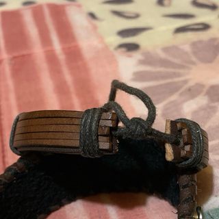 Pack 2 Pulseras Cuero Marrón y Negro