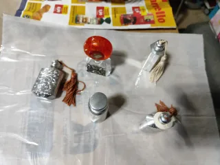 Boccette profumi vuote set 5 pezzi