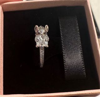 Anillo Pandora Gema y Stitch Disney Plata