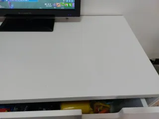 Baúl de madera blanco Ikea