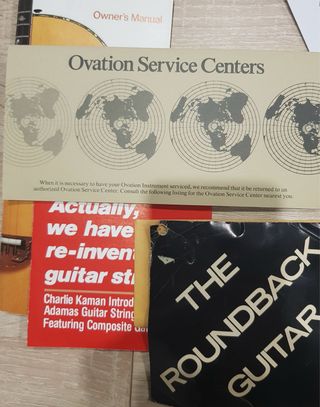 Ovation 1612 Guitarra Electroacústica + Estuche