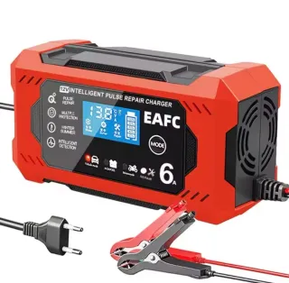 Cargador Baterías Coche Moto EAFC 6A