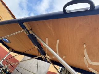 Camilla plegable de aluminio