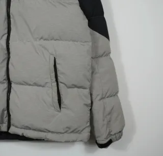 Chaqueta Puffer Ralph Lauren Plumas Gris/Negro