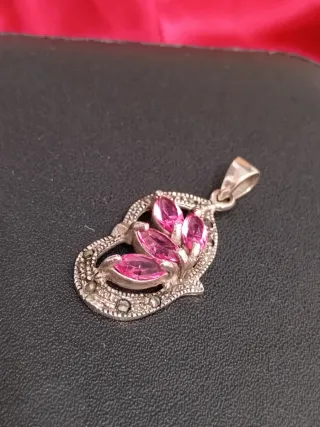 Pulsera Plata Infinito y Circonitas Moradas