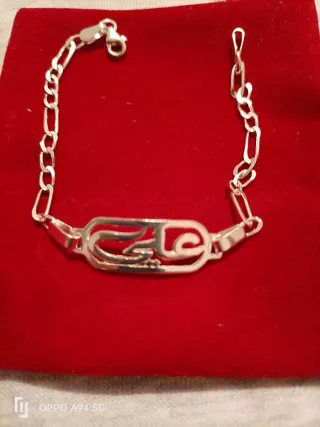 Pulsera Plata Infinito y Circonitas Moradas