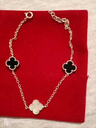 Pulsera Plata Infinito y Circonitas Moradas