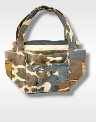 Borsa fantasia militare handmade
