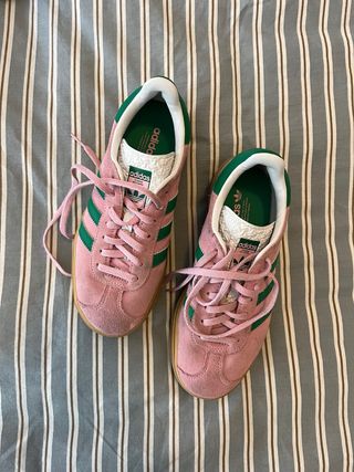 Adidas Gazelle Rosa y Verde