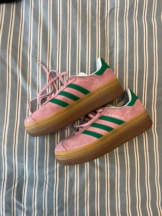 Adidas Gazelle Rosa y Verde