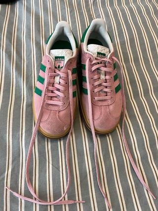 Adidas Gazelle Rosa y Verde