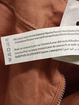 Pantaloni donna color pesca