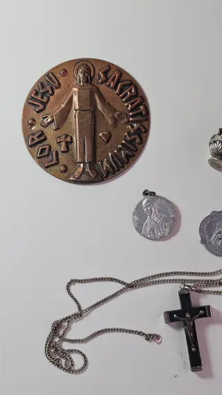 Lote Medallas Religiosas Antiguas