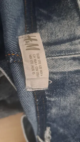 Mallas vaqueras azules