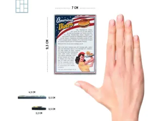 Imanes Vintage Estilo Retro Americano